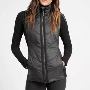 Athleta black running vest
